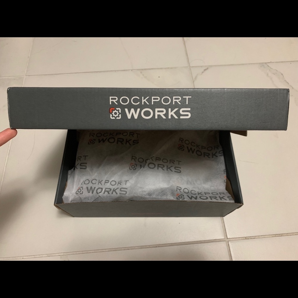 Rockport Slip Resistant Work Up boots w/ box
